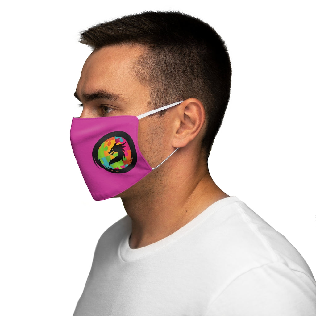 J. Hanley's For Autism Pink Polyester Face Mask