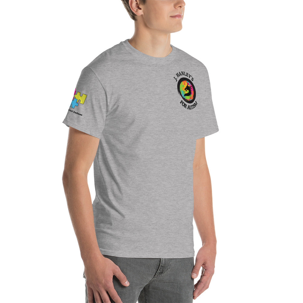 J. Hanley's For Autism Unisex T-Shirt Patch Logo